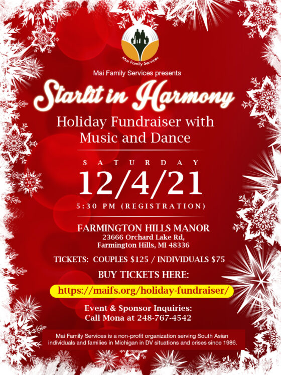 Starlit in Harmony – Holiday Fundraiser Gala – Mai Family Services